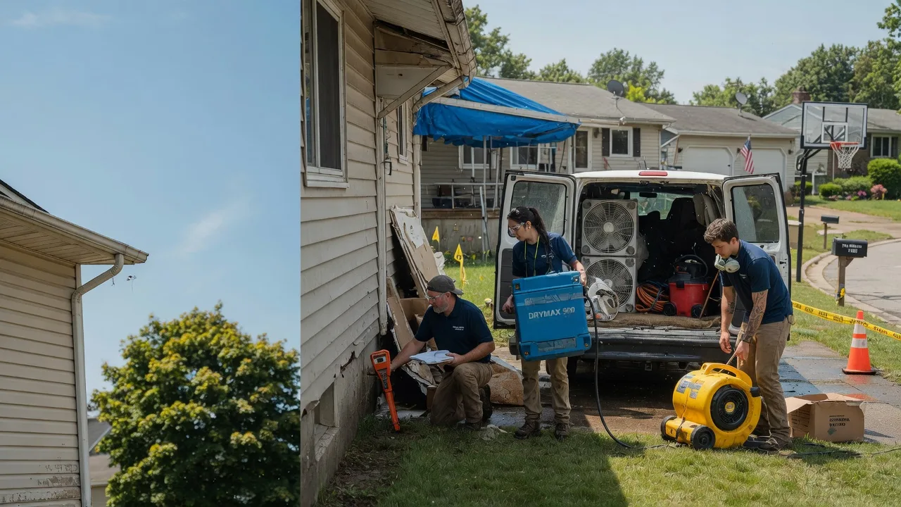 Ceiling Leak Cleanup in Keensburg, IL near me